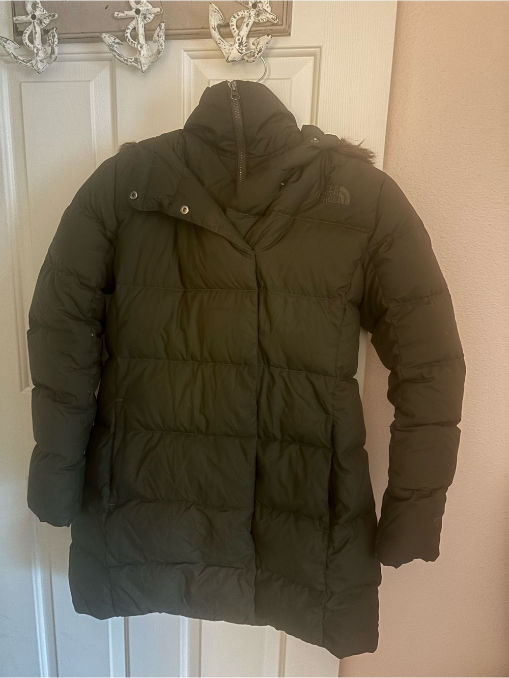 The North Face Women's Black Long Puffer Coat